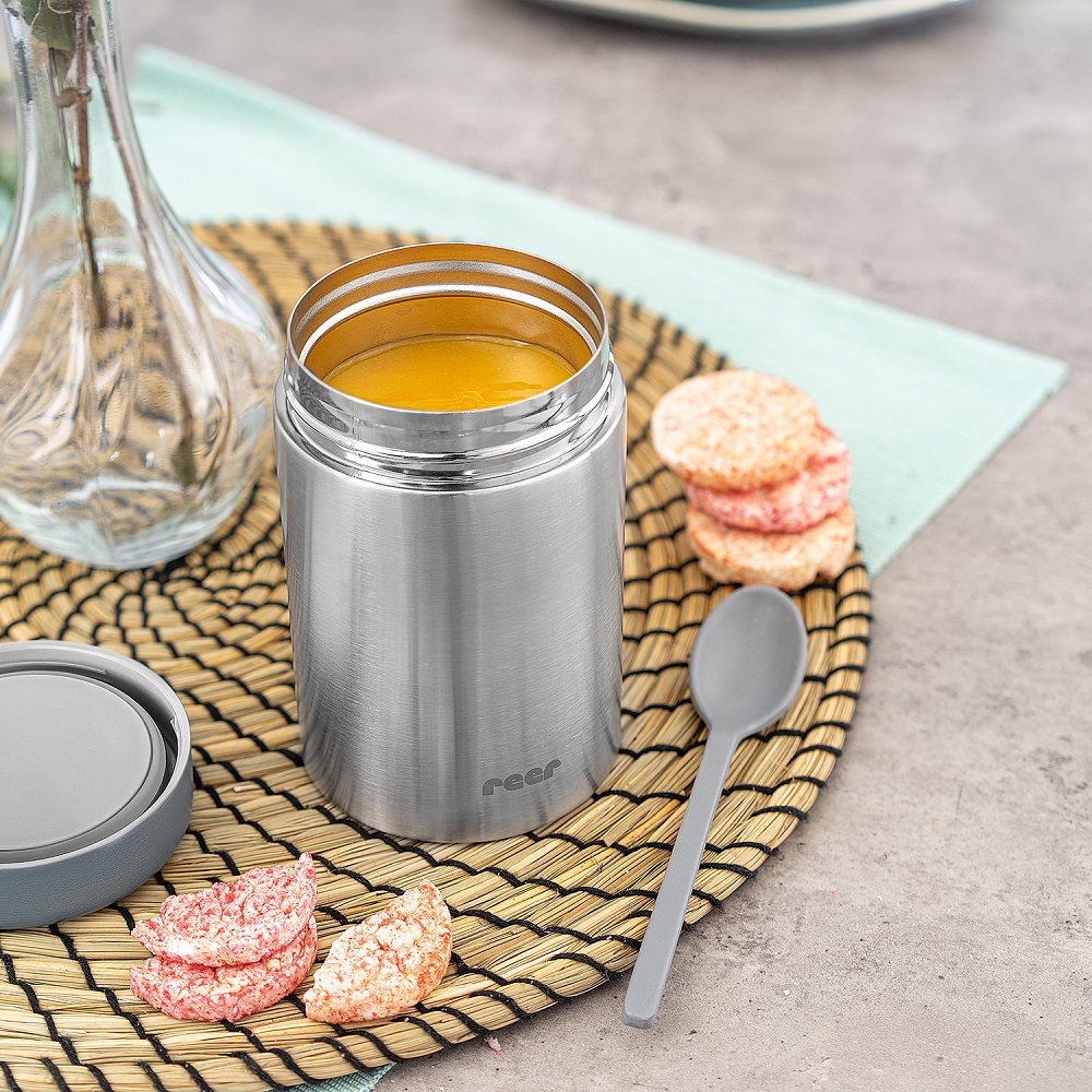 Food thermos Reer Pure Stainless Grey