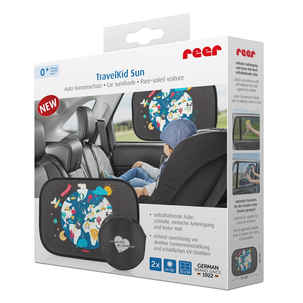 Car sun shade Reer World 2-pack