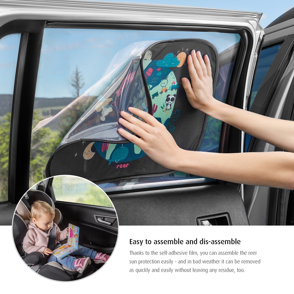 Car sun shade Reer World 2-pack