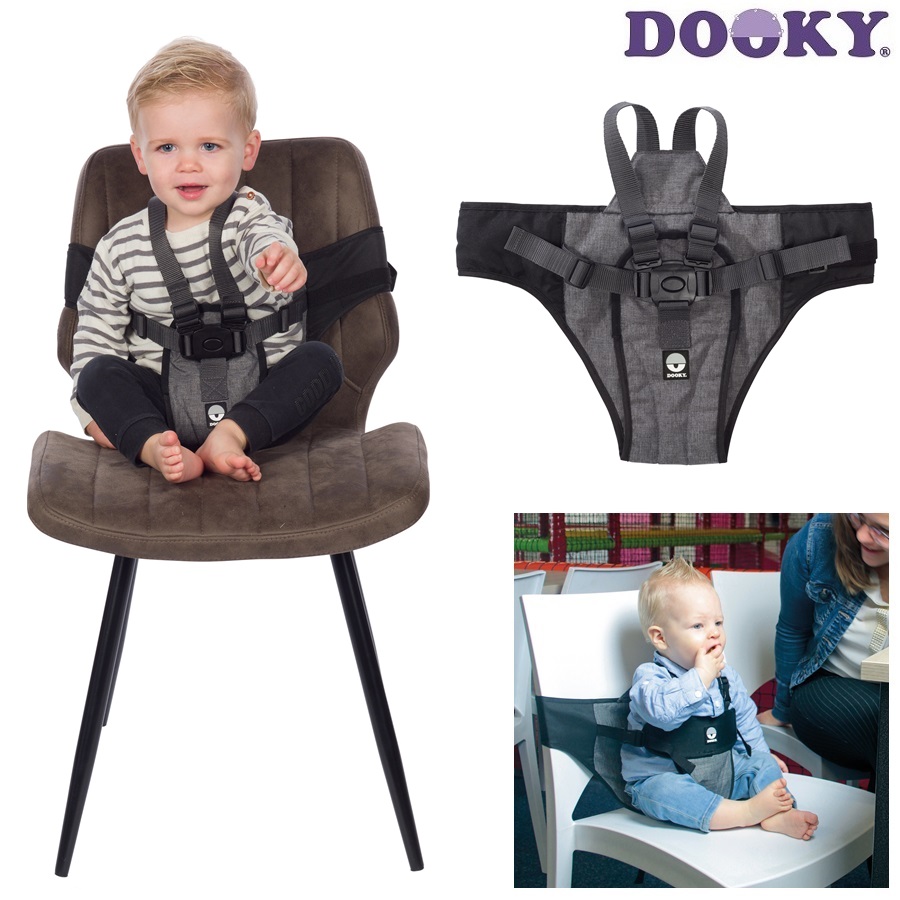 Travel high chair Dooky Black Grey