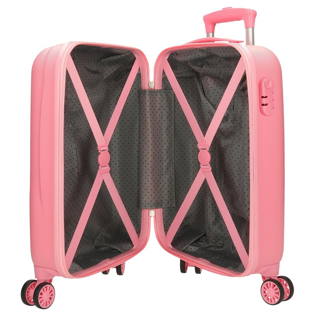 Suitcase for kids Enso Magic Summer Pink