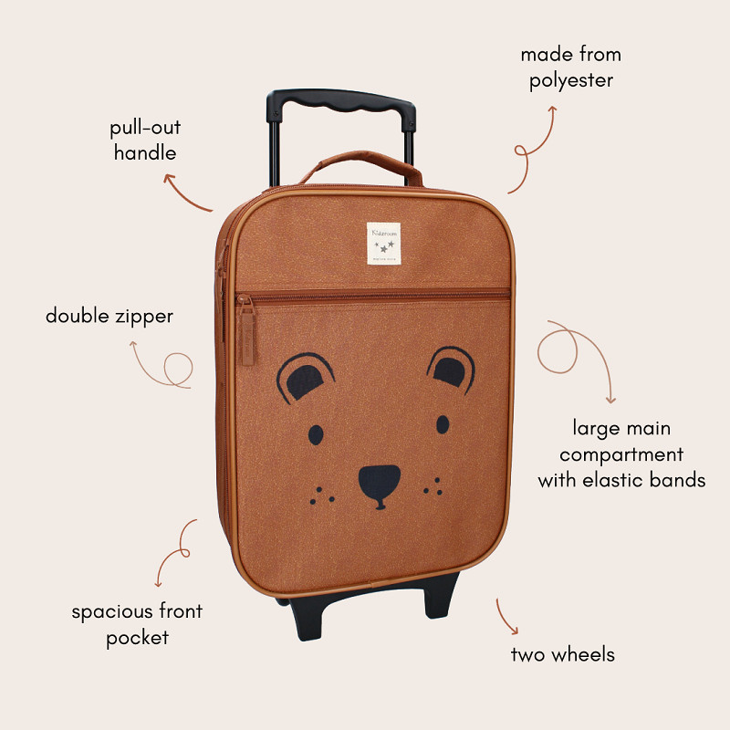 Suitcase for kids Kidzroom Sevilla Bear