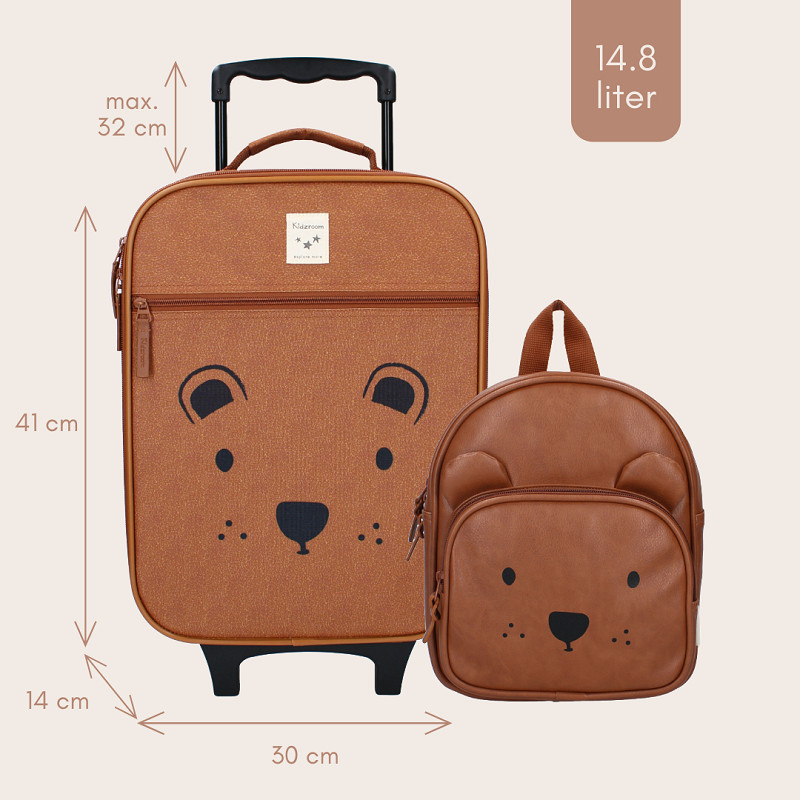 Suitcase for kids Kidzroom Sevilla Bear