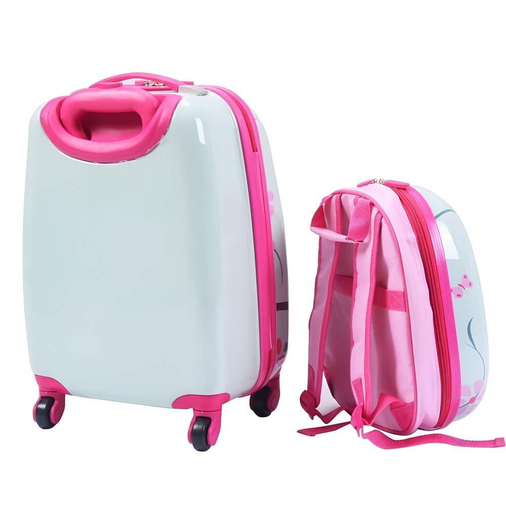 Suitcase and backpack Marko Travel Set Owl