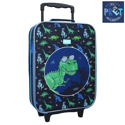 Suitcase for toddlers Pret Dino Made To Roll