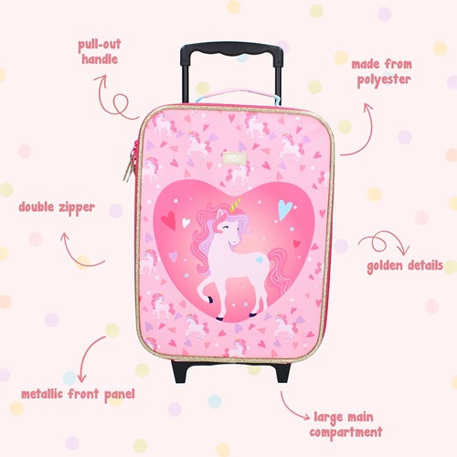 Suitcase for toddlers Pret Unicorn Made To Roll