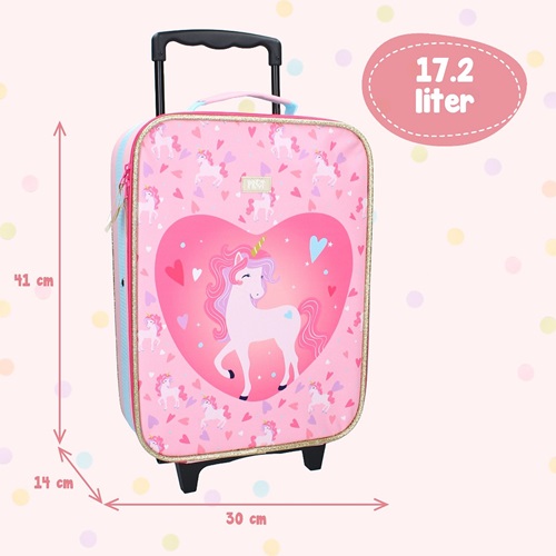 Suitcase for toddlers Pret Unicorn Made To Roll