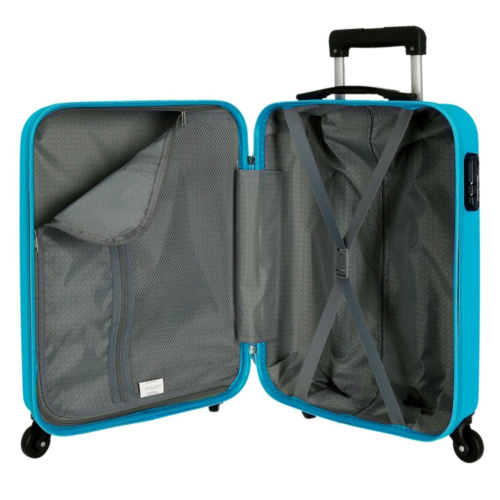 Suitcase for children Roll Road Flex Light Blue