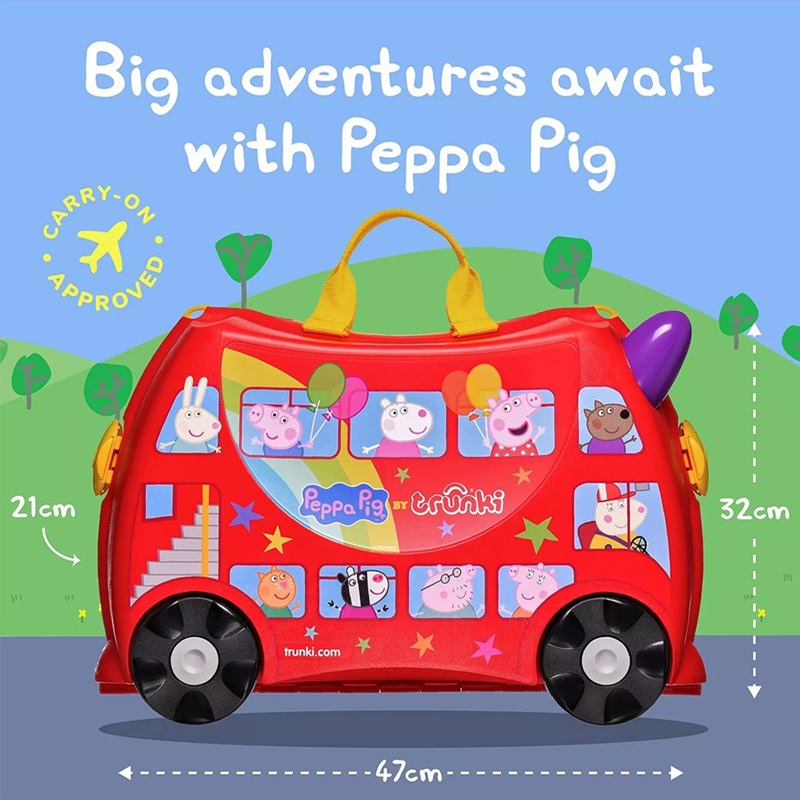 Ride-on suitcase for kids Trunki Peppa Pig