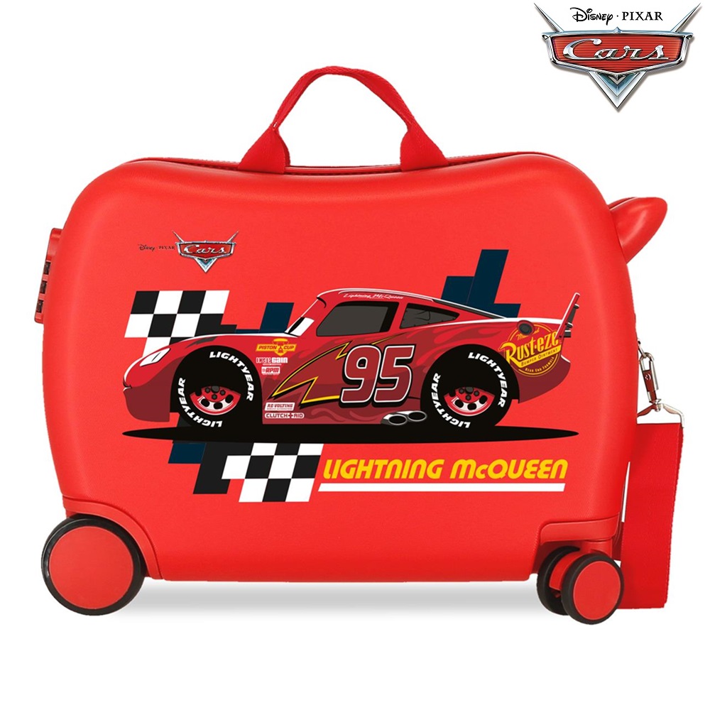 Ride-on suitcase for kids Cars Lightning McQueen