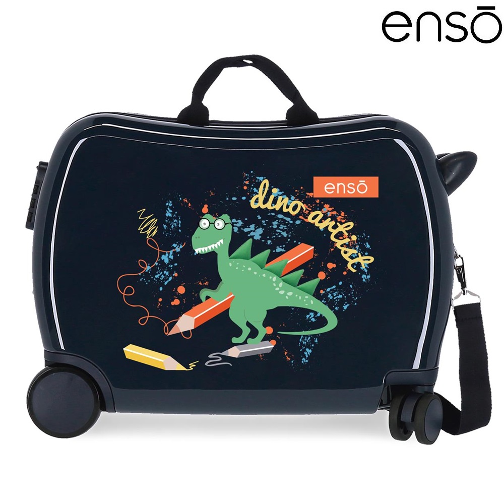 Ride-on suitcase for kids Enso Dino Artist