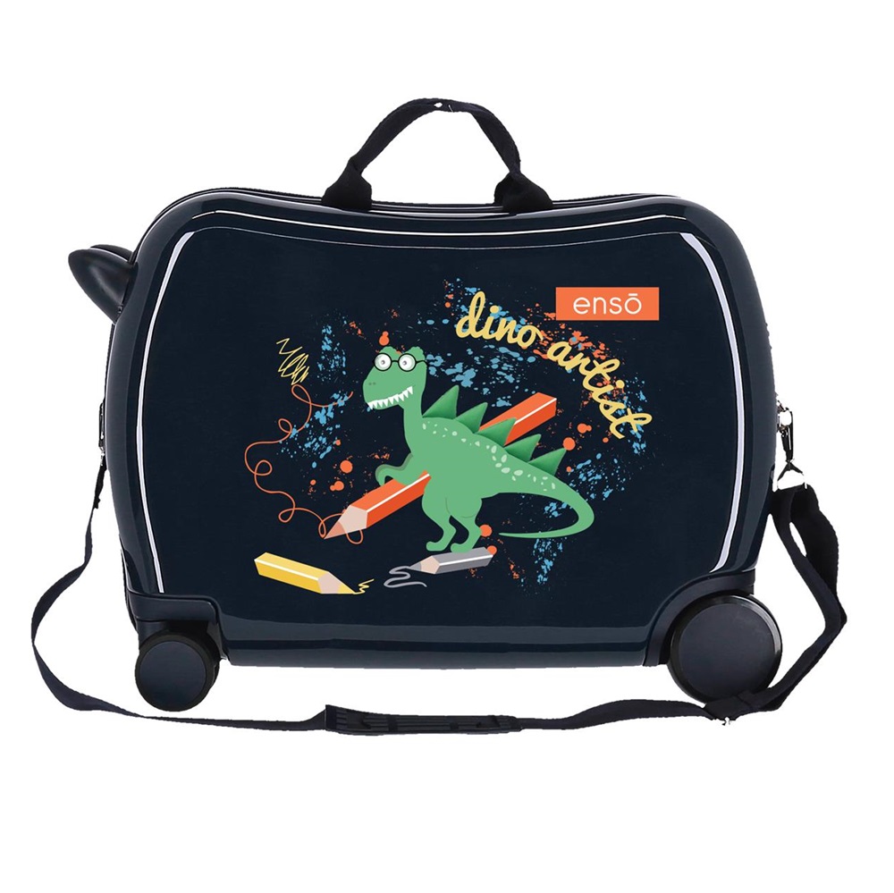 Ride-on suitcase for kids Enso Dino Artist