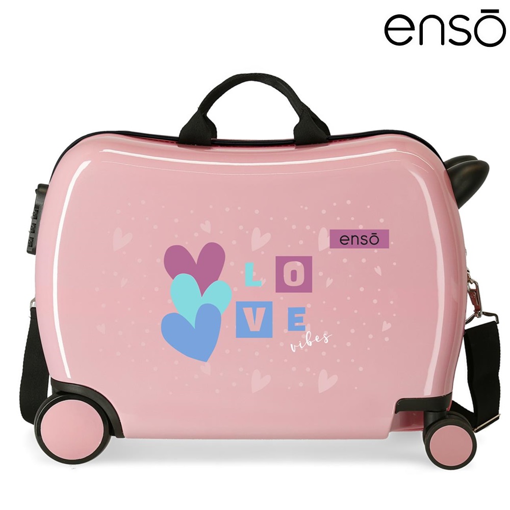 Ride on suitcase for kids Enso Love Vibes