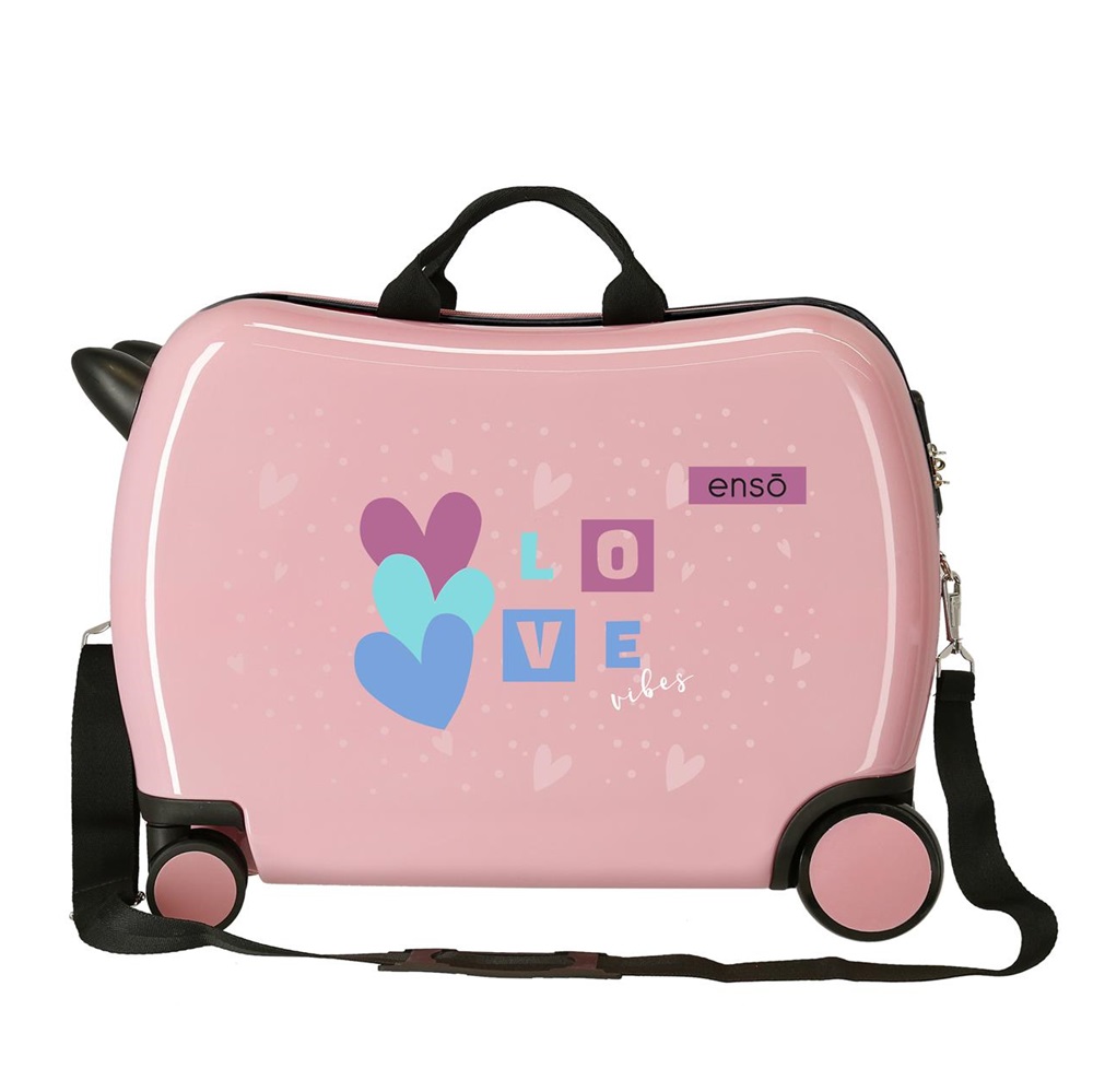 Ride on suitcase for kids Enso Love Vibes