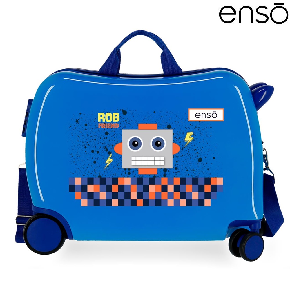 Ride-on suitcase for kids Enso Rob Friend