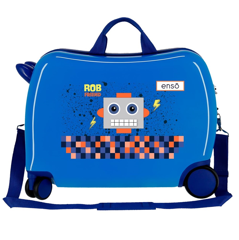 Ride-on suitcase for kids Enso Rob Friend