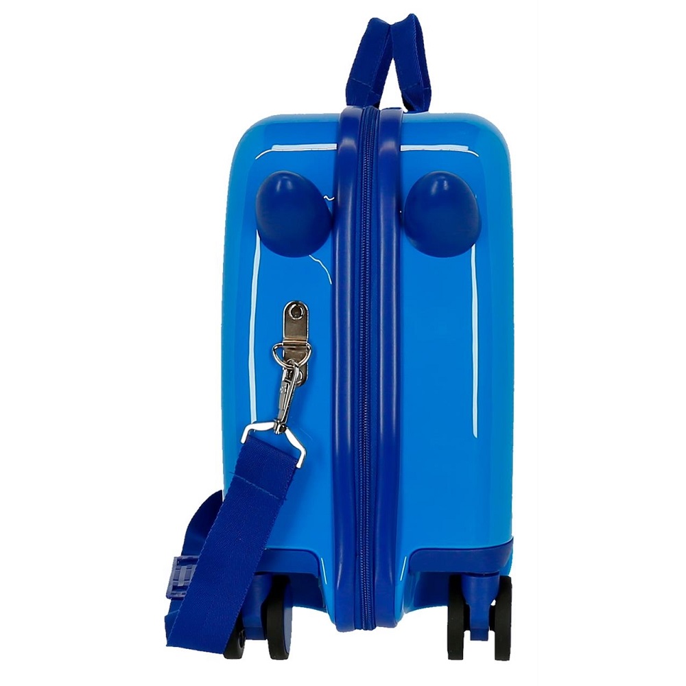 Ride on suitcase for kids Spiderman Great Power Blue