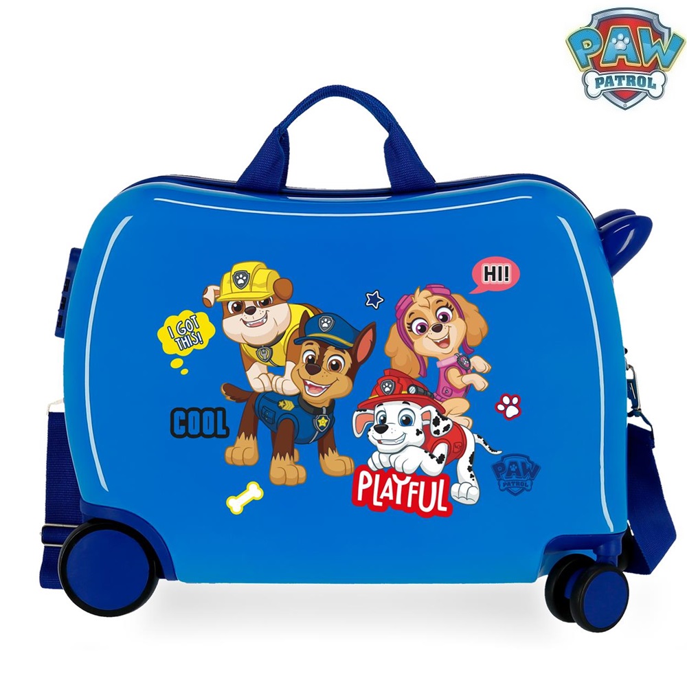 Ride on suitcase for kids Paw Patrol Playful