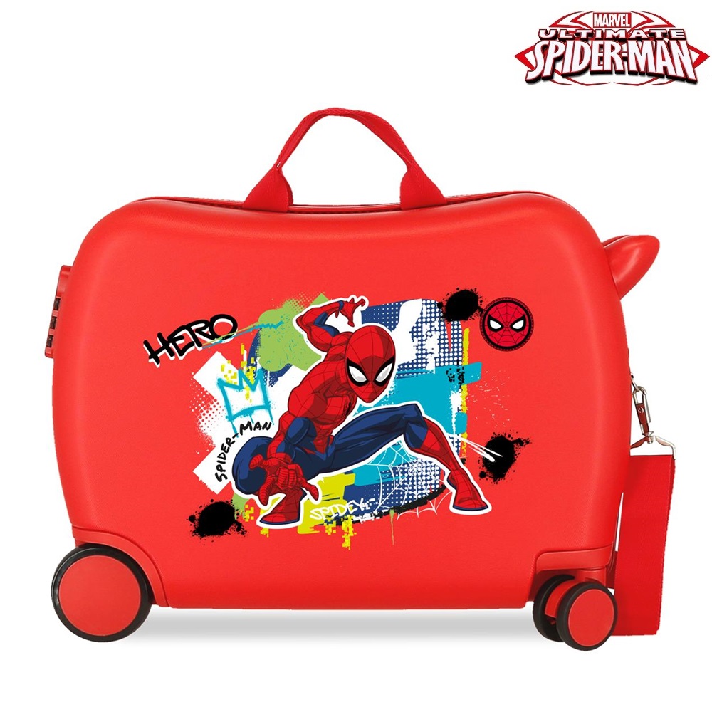 Ride on suitcase for kids Spiderman Urban