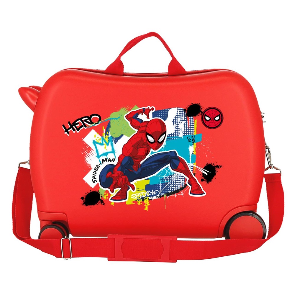 Ride on suitcase for kids Spiderman Urban