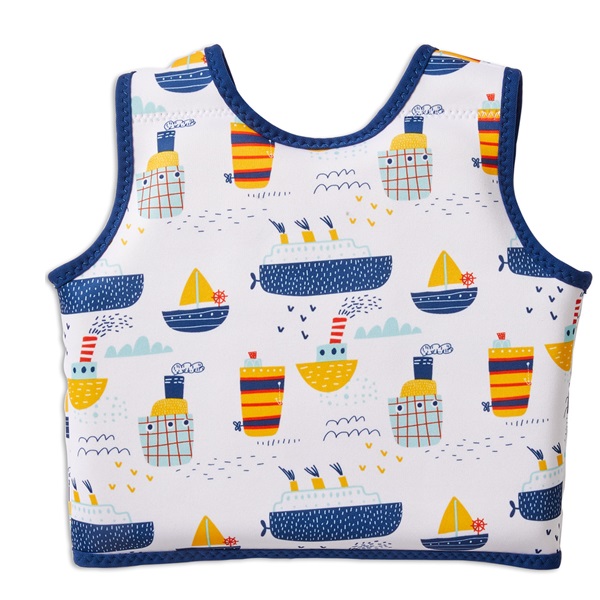 Kids' swim vest SplashAbout Go Splash Tug Boats