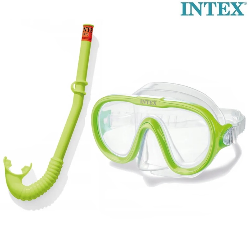 Snorkling set for kids Intex Adventurer Green