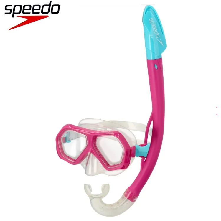 Snorkling set for kids Speedo Cerise