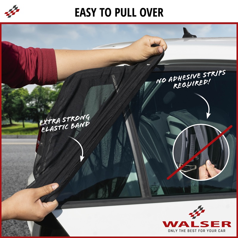 Sunshades for car Walser Window Socks Premium