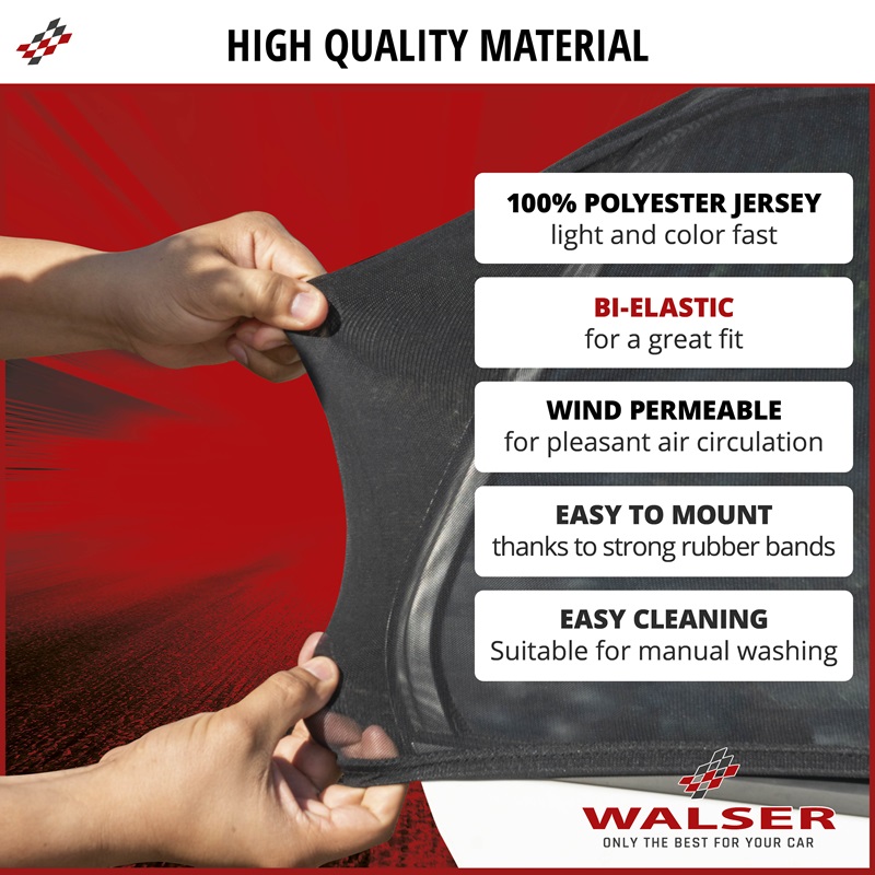 Sunshades for car Walser Window Socks Premium