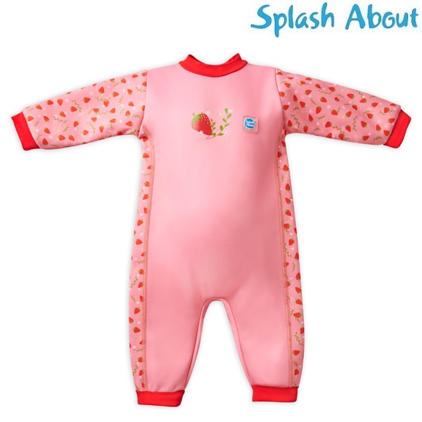 Lined Baby Wetsuit - SplashAbout Strawberry Field