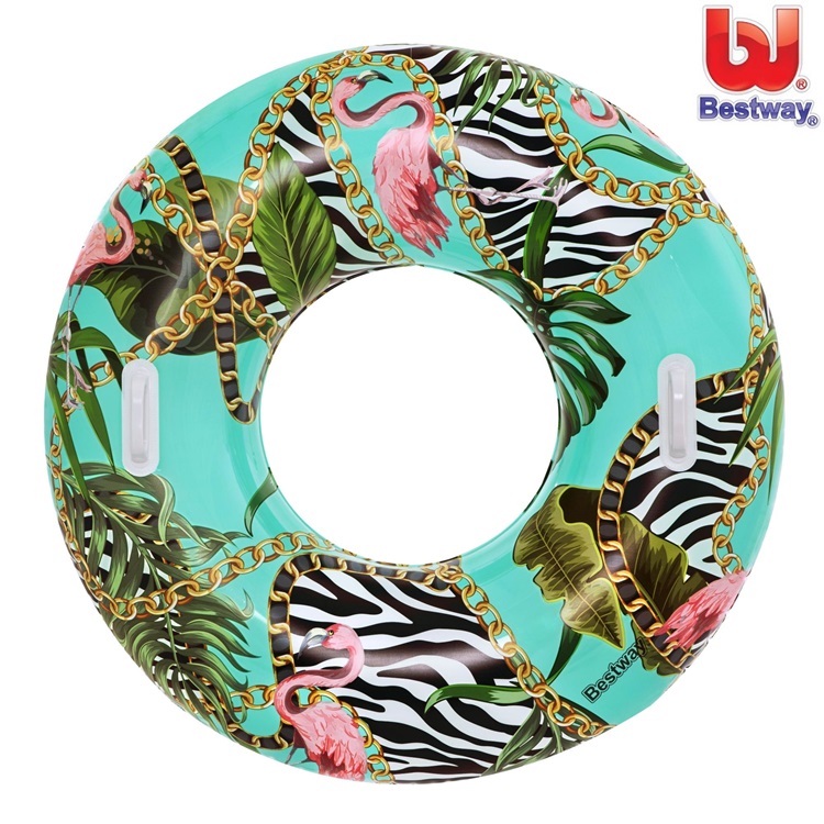 Inflatable swim ring Bestway Floral Fantasy