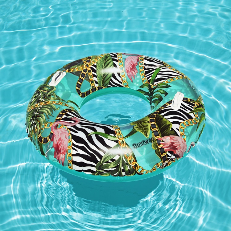 Inflatable swim ring Bestway Floral Fantasy