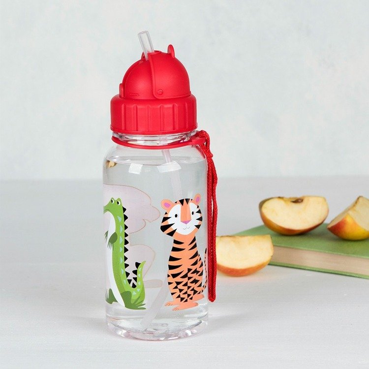 Drinking bottle for kids Rex London Wild Animals