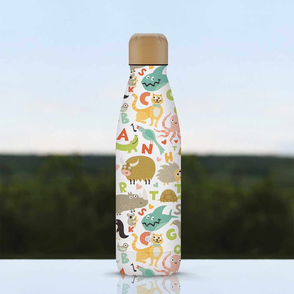 Thermos flask and water bottle for kids The Steel Flask Animals