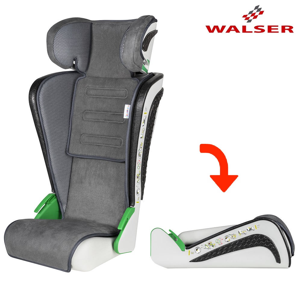 Foldable car booster seat Walser Noemi Grey